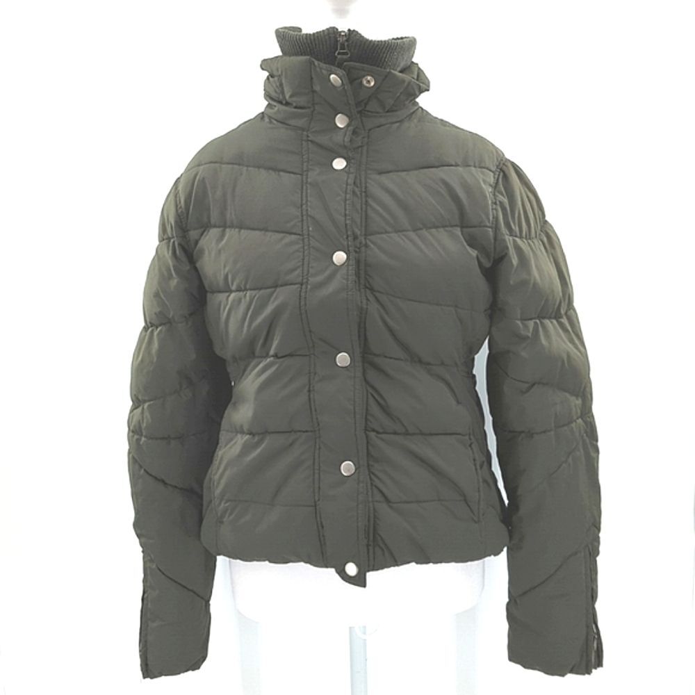 Bitten By Sarah Jessica Parker Down Forest Green Puffer Jacket Coat Size Medium